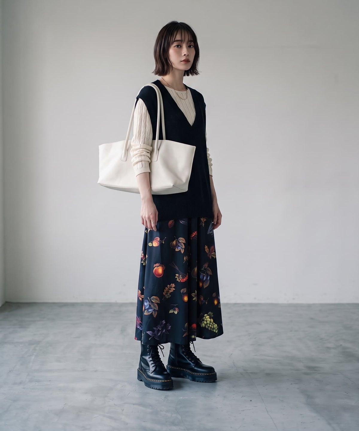 着用イメージ 170cm ブラック