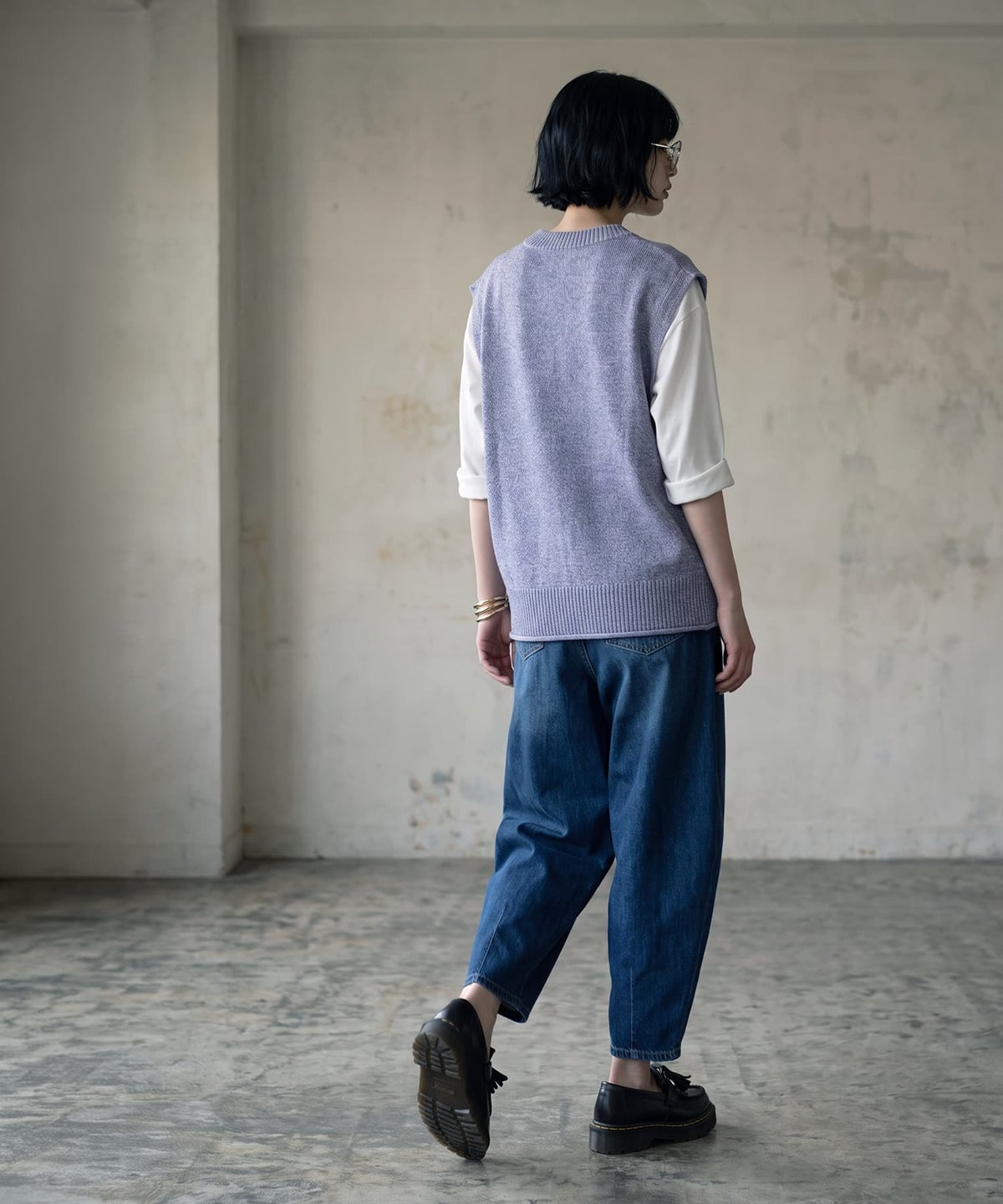 着用イメージ 170cm ブルー