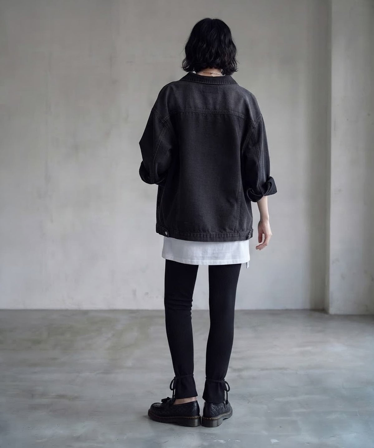 着用イメージ 170cm ブラック