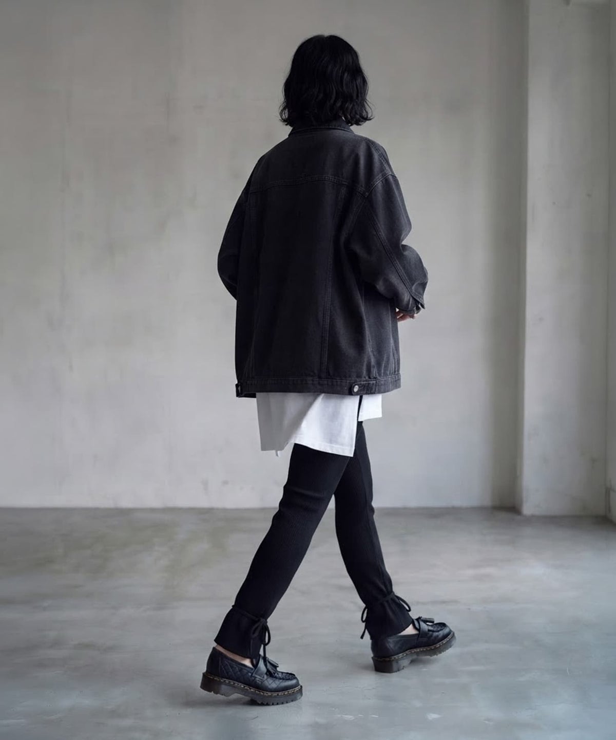 着用イメージ 170cm ブラック