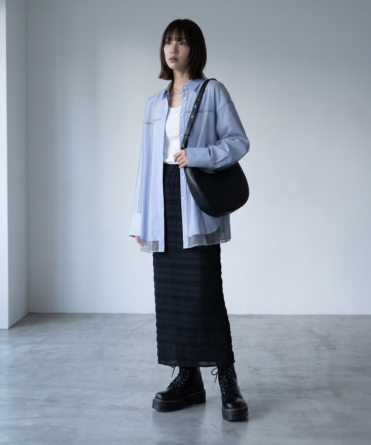 着用イメージ 170cm ブラック