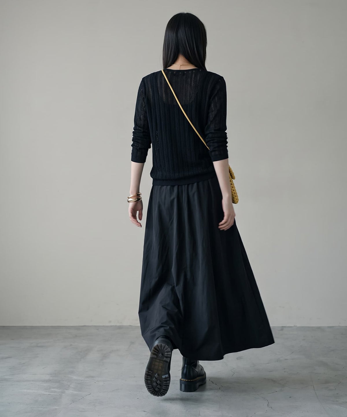 着用イメージ 170cm ブラック