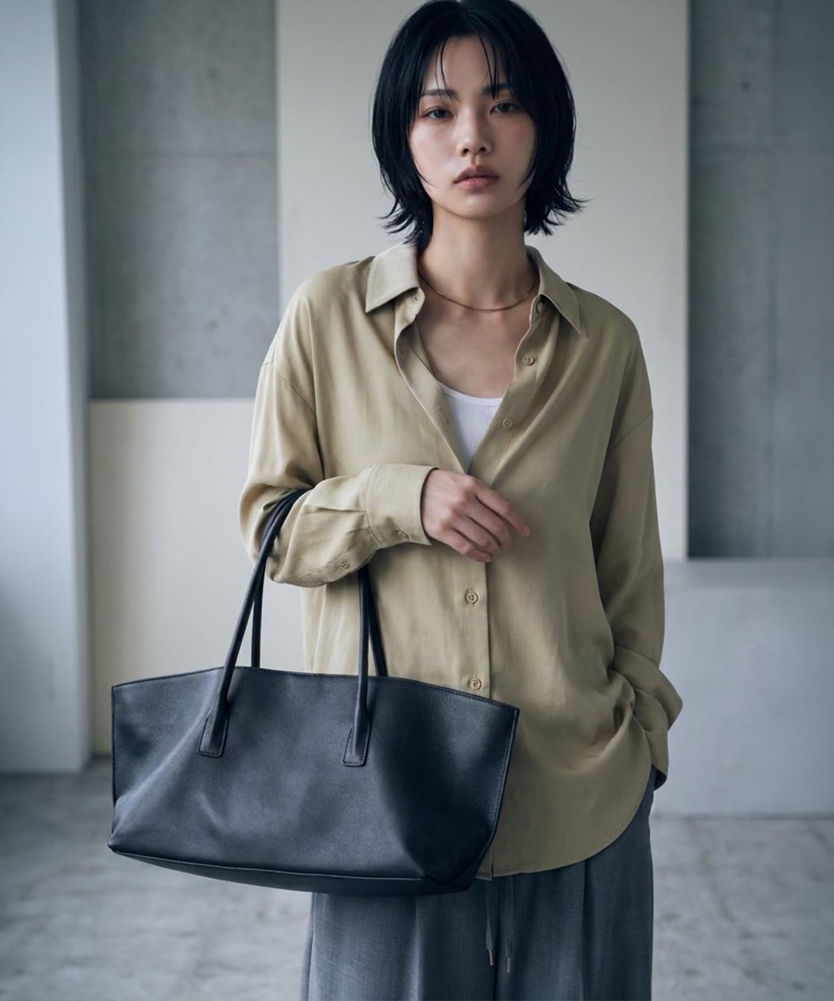 着用イメージ 170cm ブラック