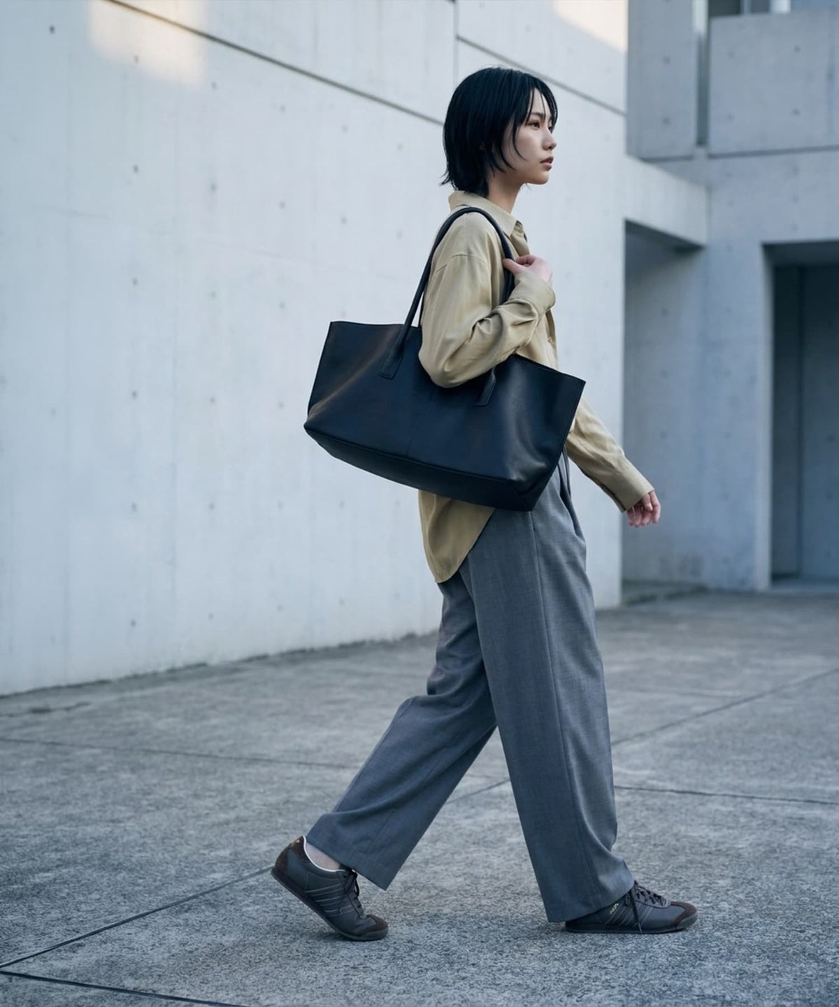 着用イメージ 170cm ブラック
