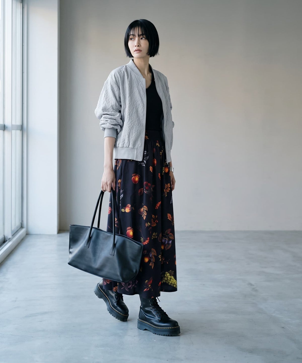 着用イメージ 170cm ブラック