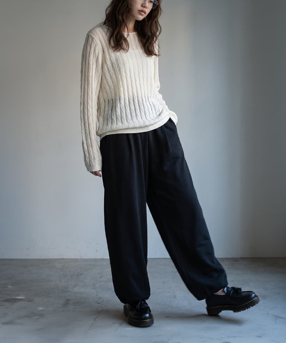 着用イメージ 170cm ブラック