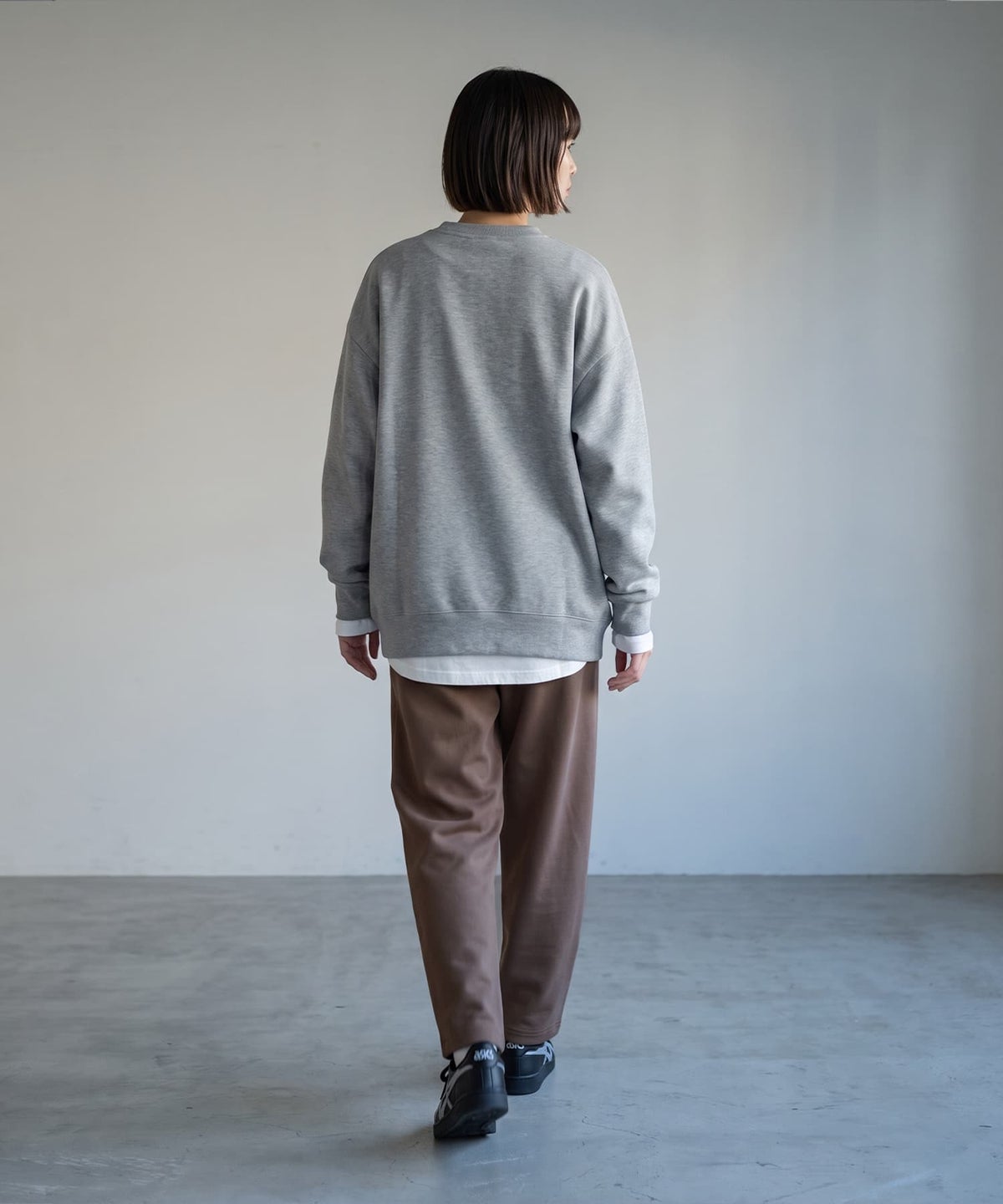 着用イメージ 170cm ブラウン