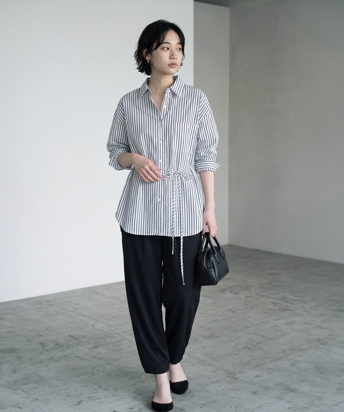 着用イメージ 170cm ホワイト