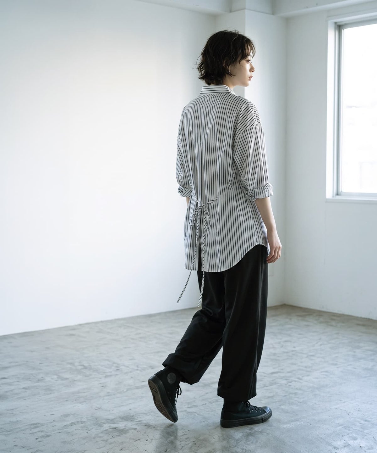 着用イメージ 170cm ホワイト