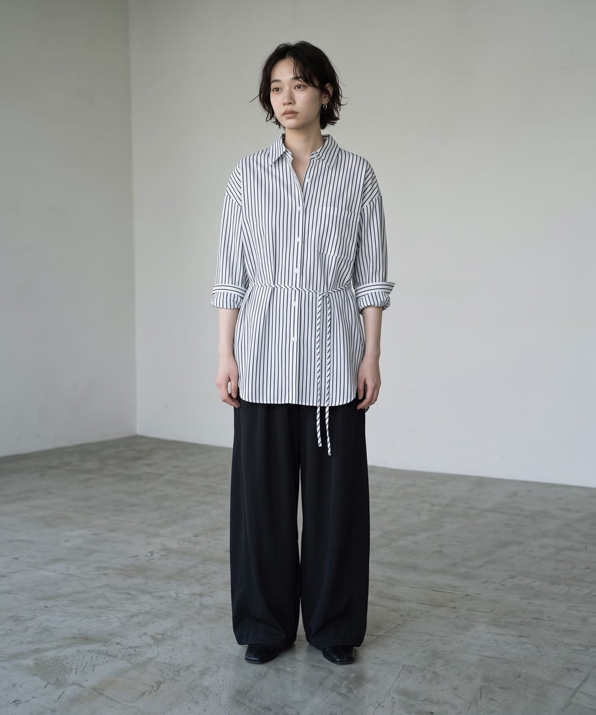 着用イメージ 170cm ホワイト
