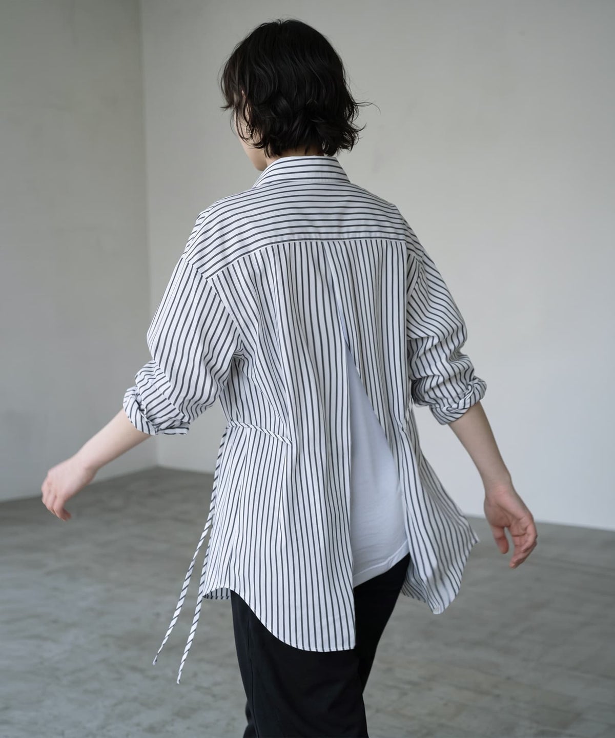 着用イメージ 170cm ホワイト