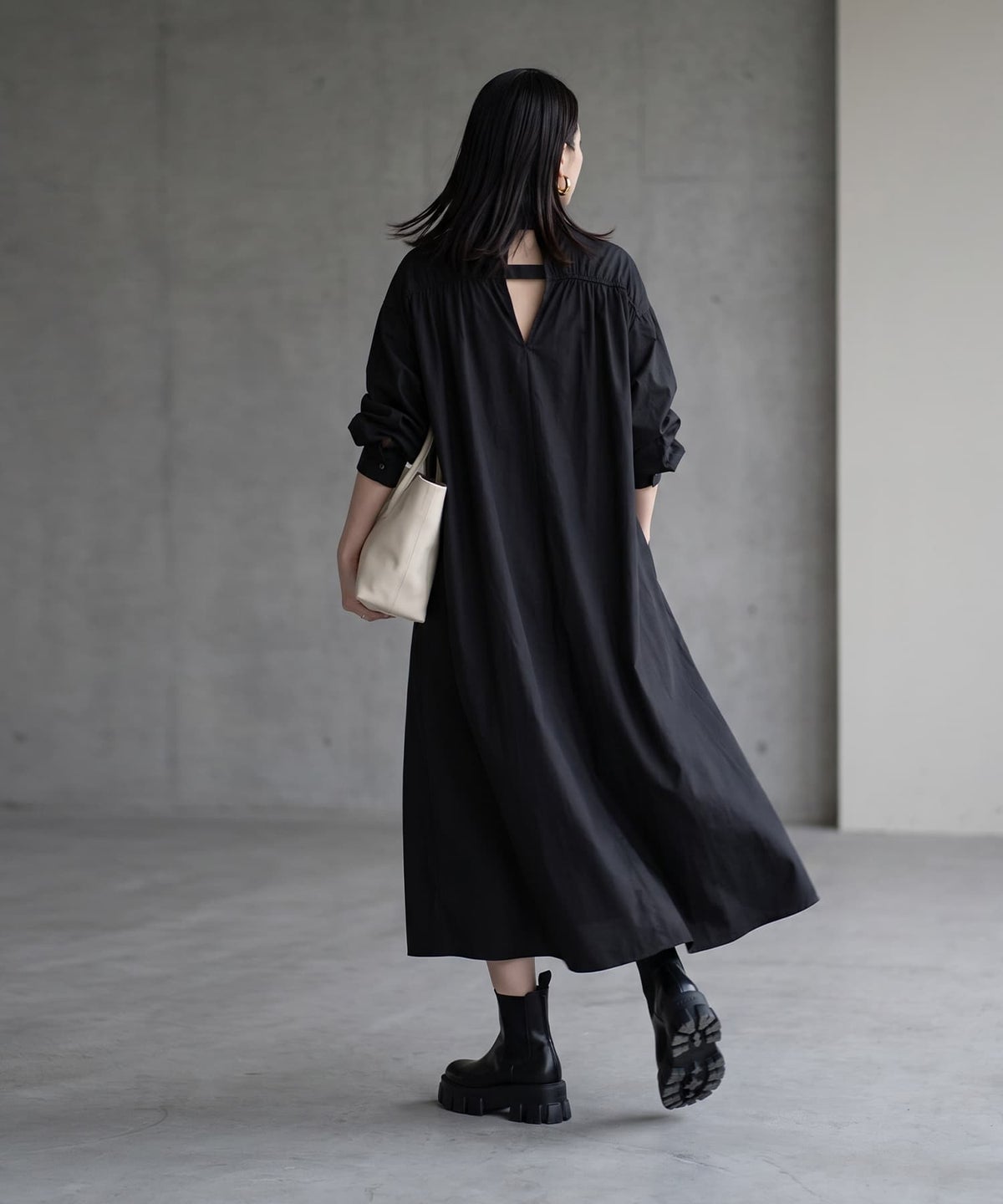 着用イメージ 170cm ブラック