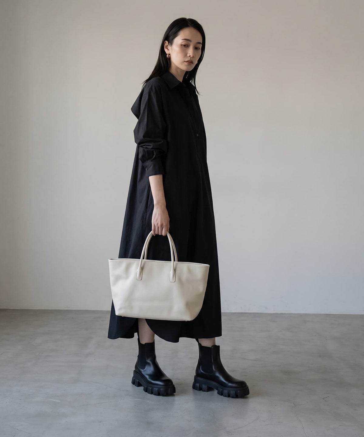 着用イメージ 170cm ブラック