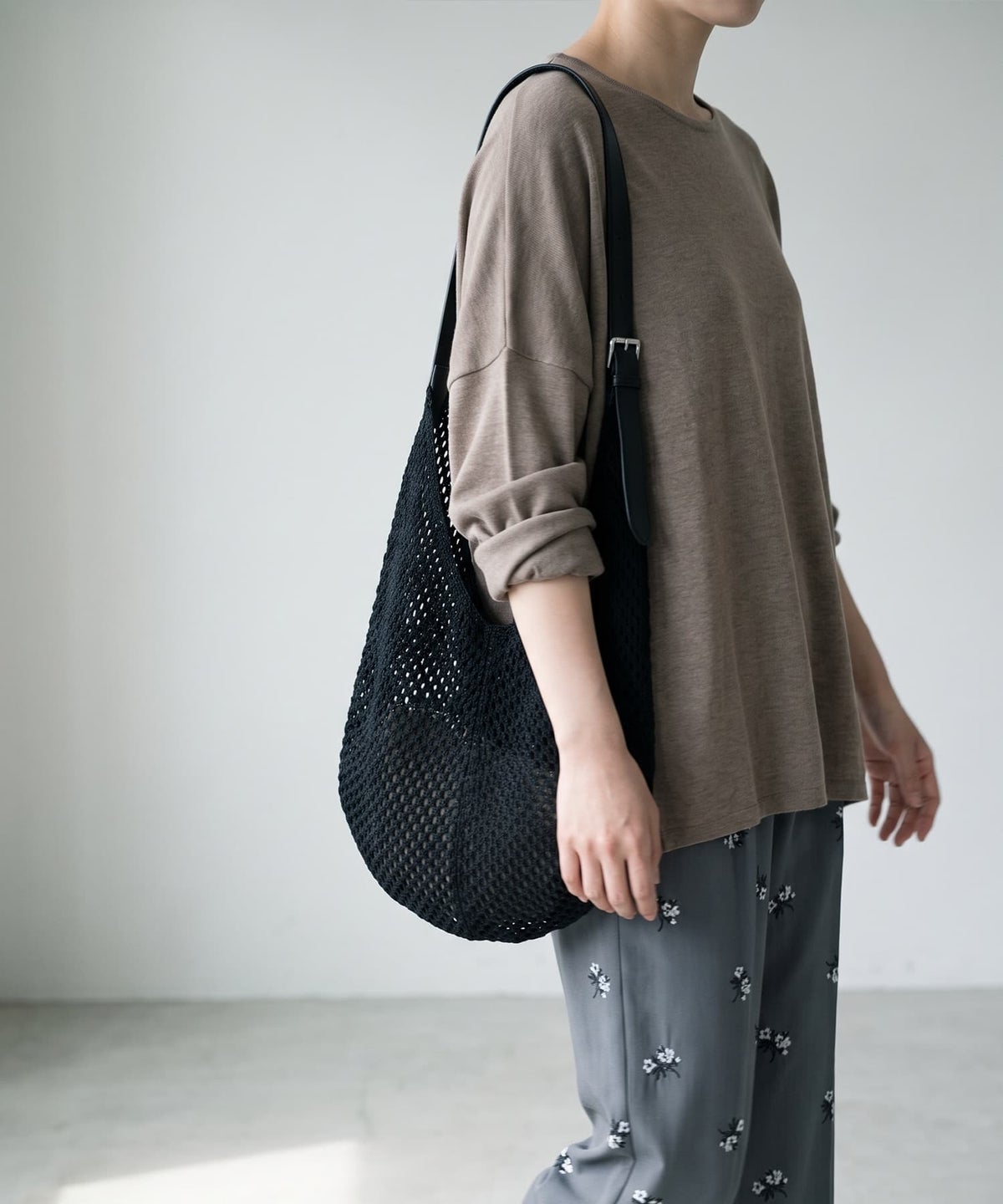 着用イメージ 170cm モカベージュ