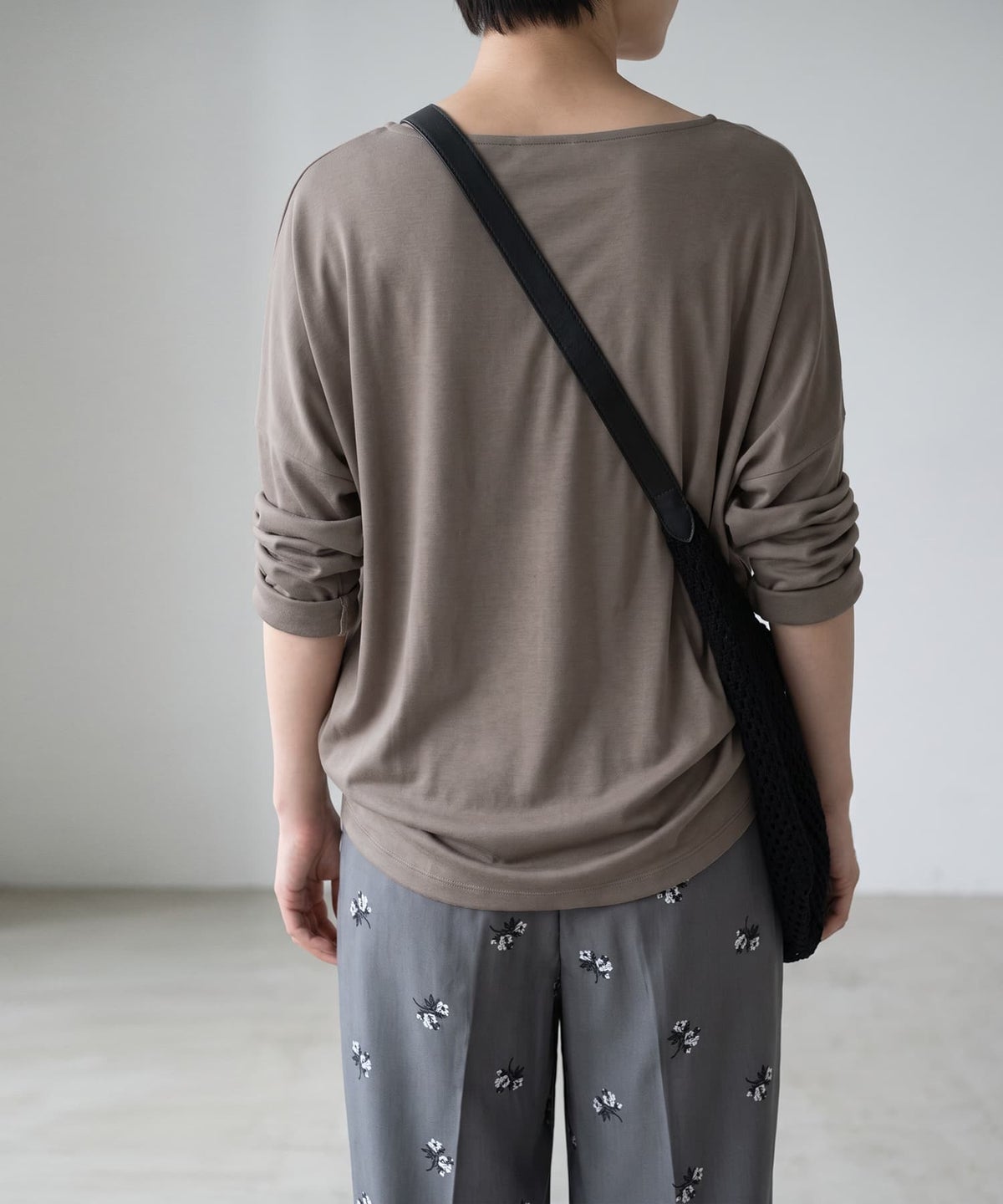 着用イメージ 170cm モカベージュ