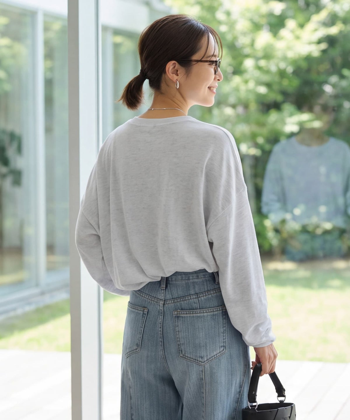 着用イメージ 163cm マーブル