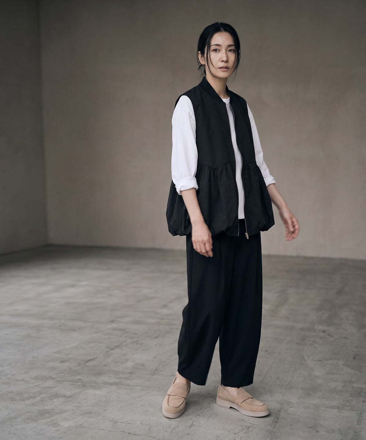 着用イメージ 170cm ブラック