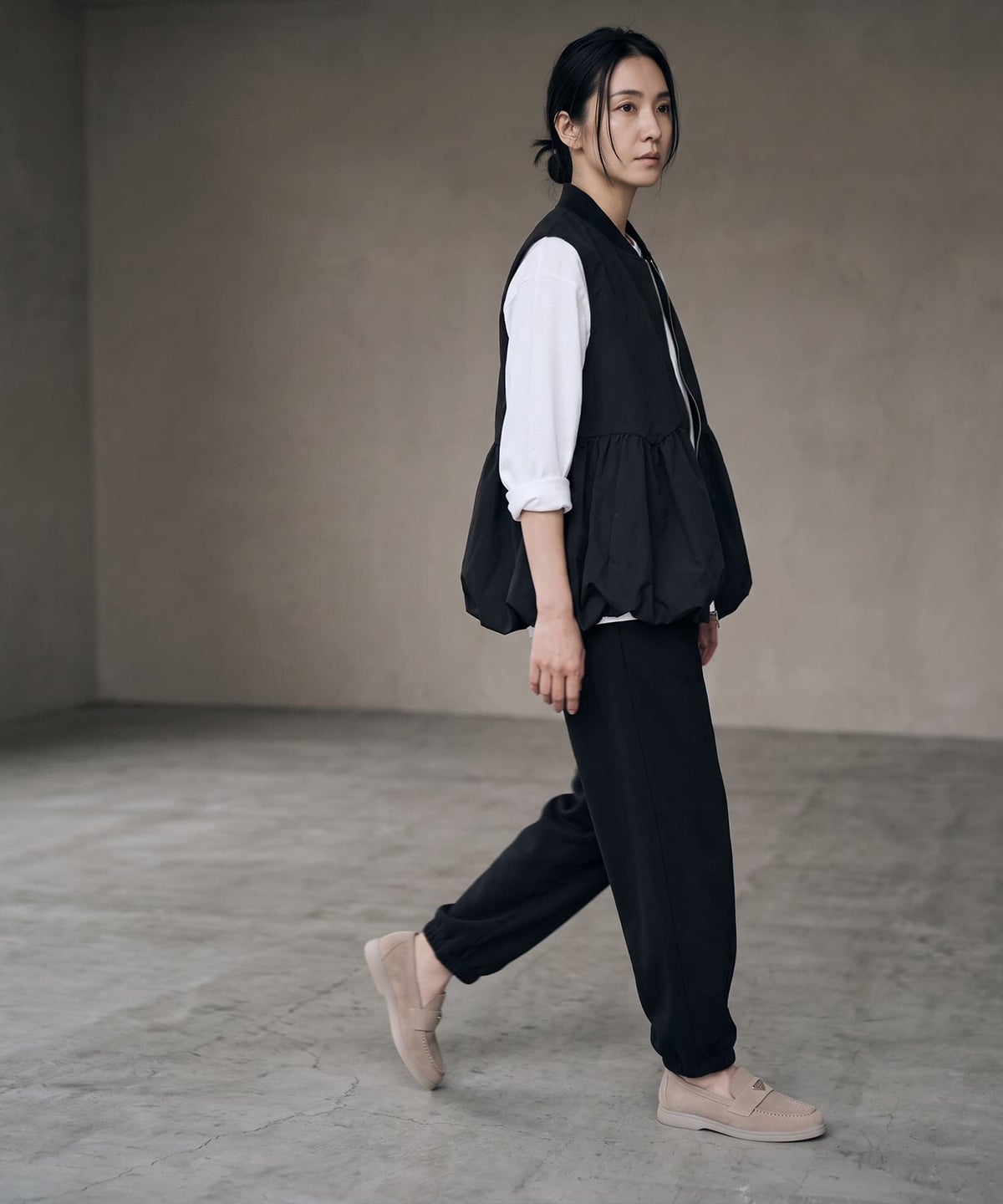 着用イメージ 170cm ブラック