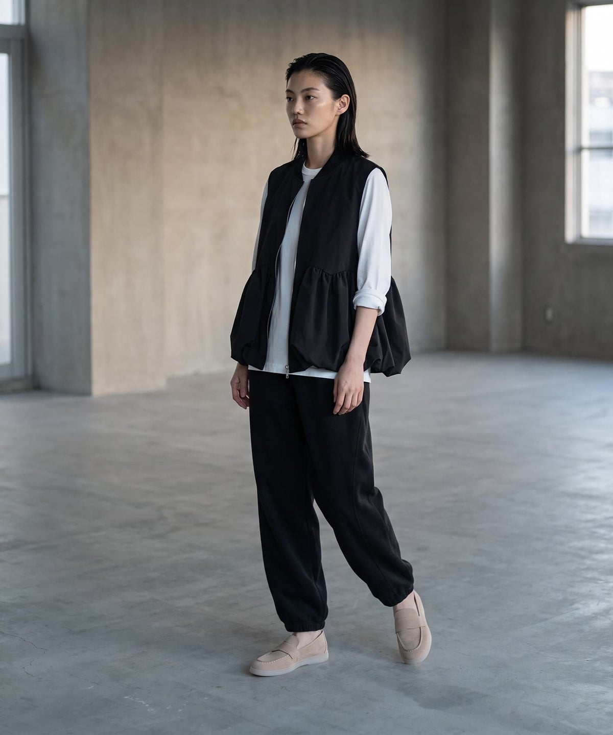 着用イメージ 170cm ブラック