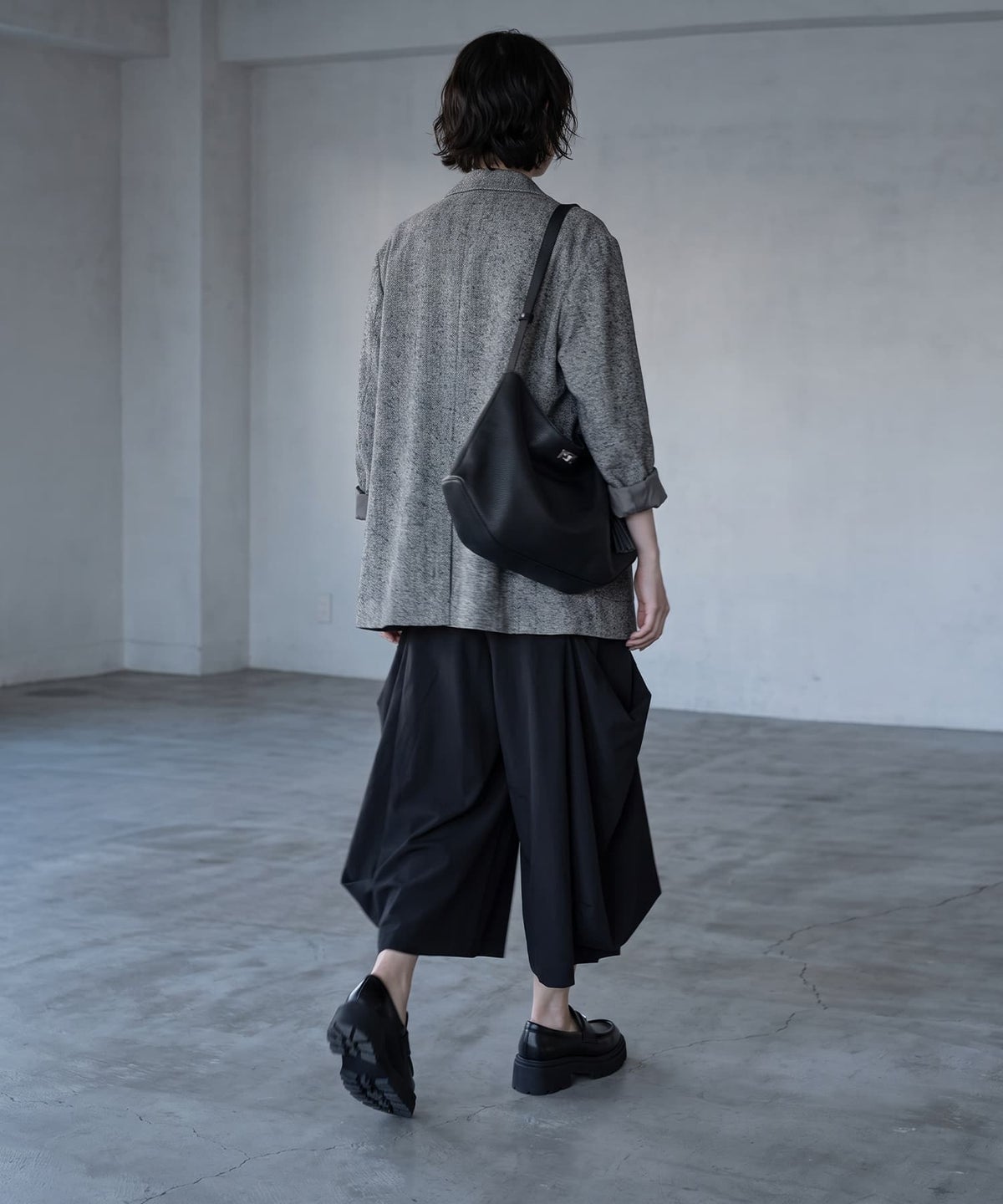 着用イメージ 170cm ブラック