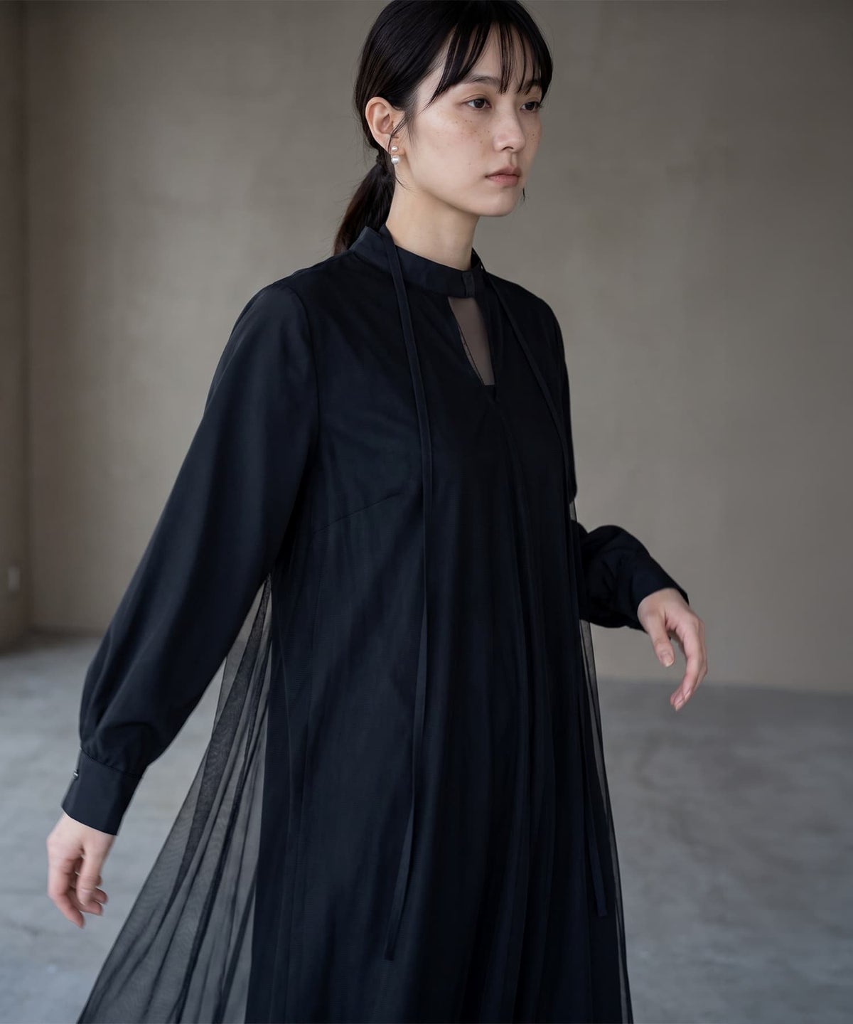 着用イメージ 170cm ブラック