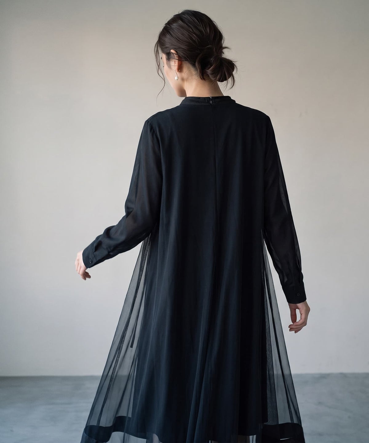 着用イメージ 170cm ブラック
