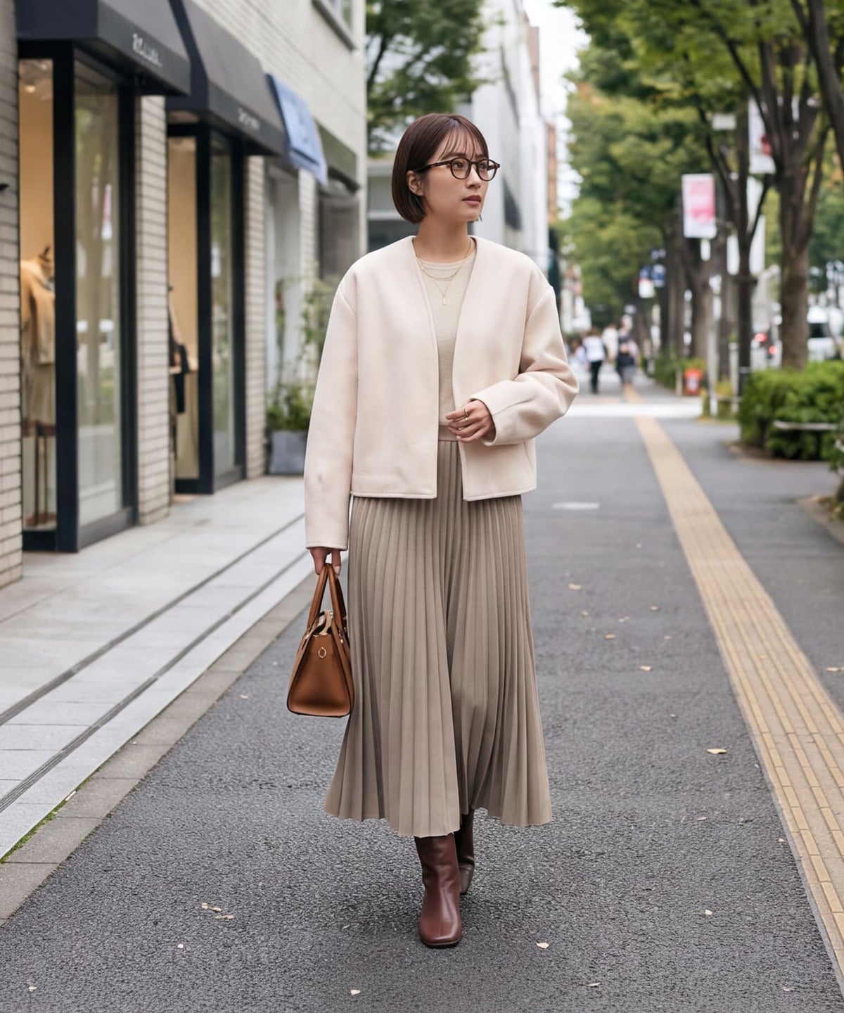 着用イメージ 163cm ホワイト