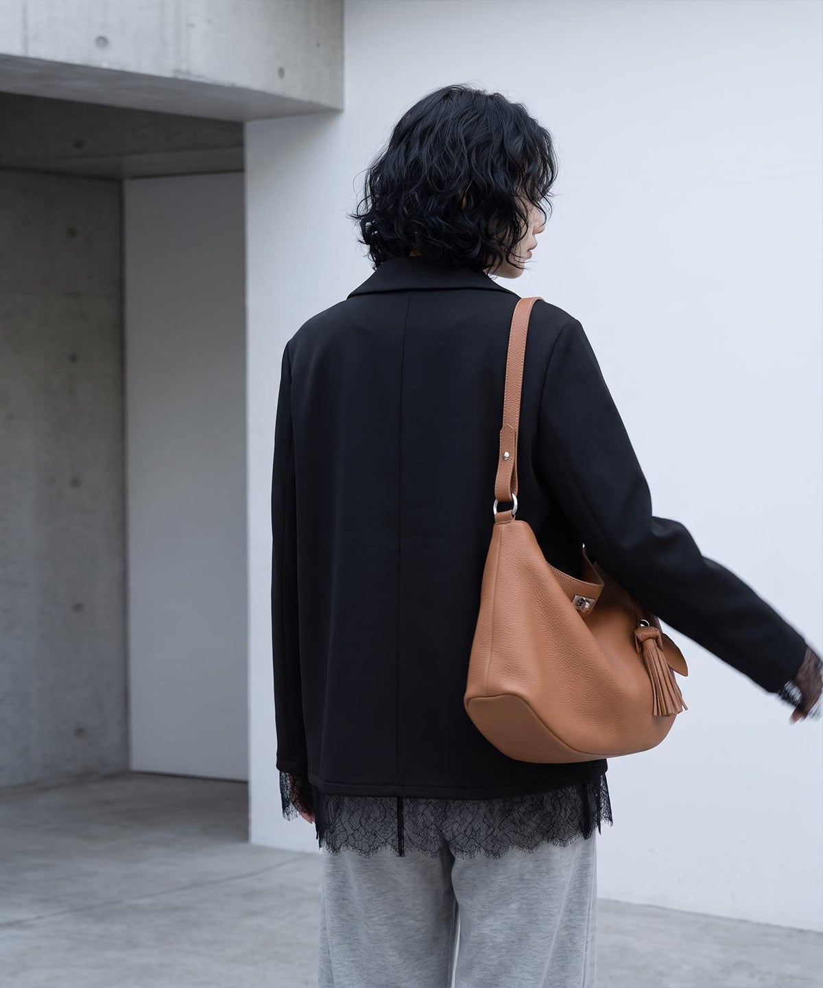 着用イメージ 170cm ブラック