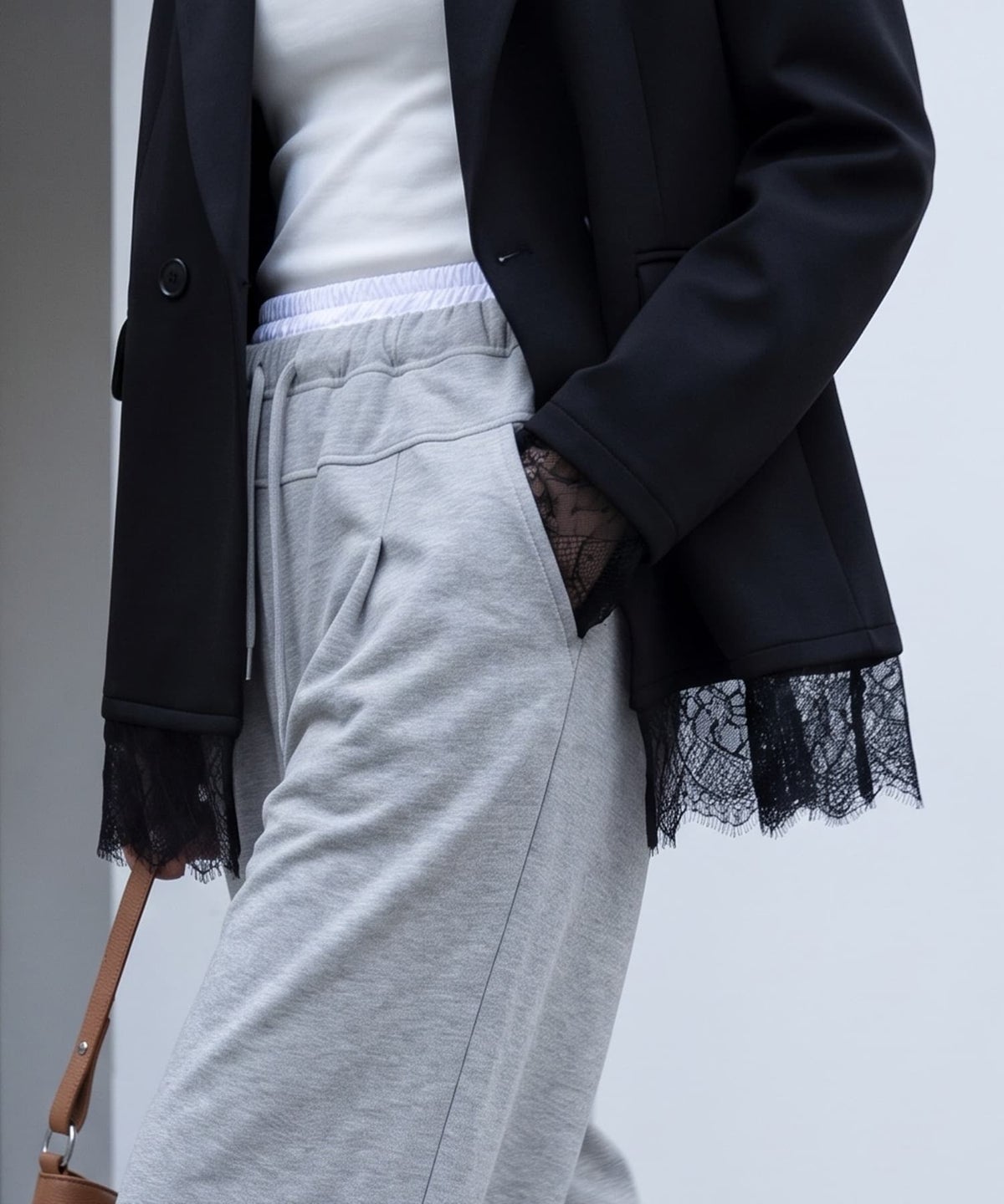 着用イメージ 170cm ブラック
