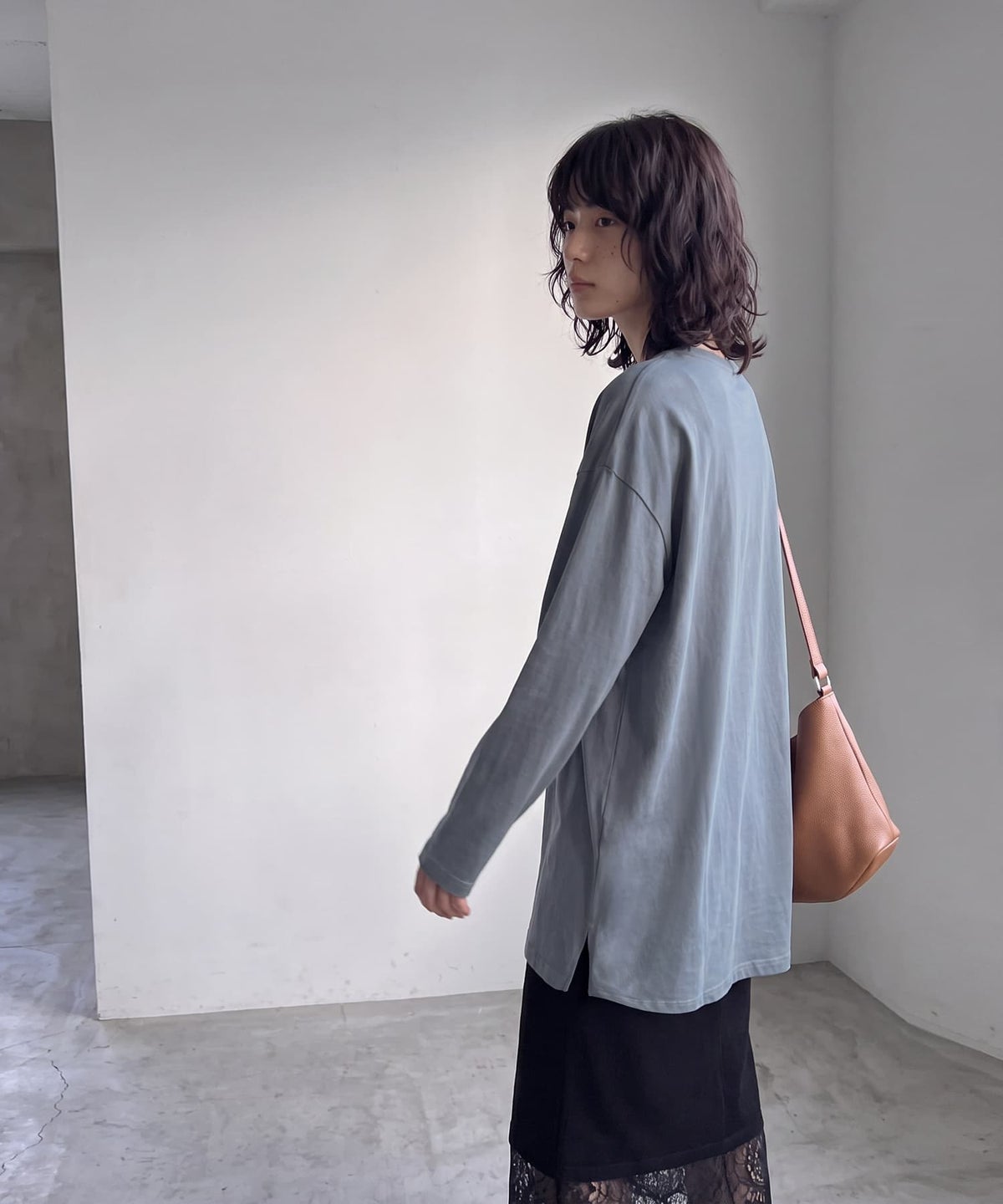 着用イメージ 170cm ブルー