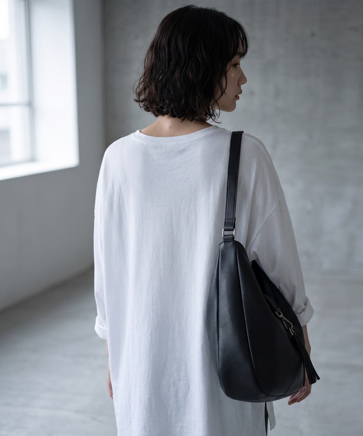 着用イメージ 170cm ホワイト