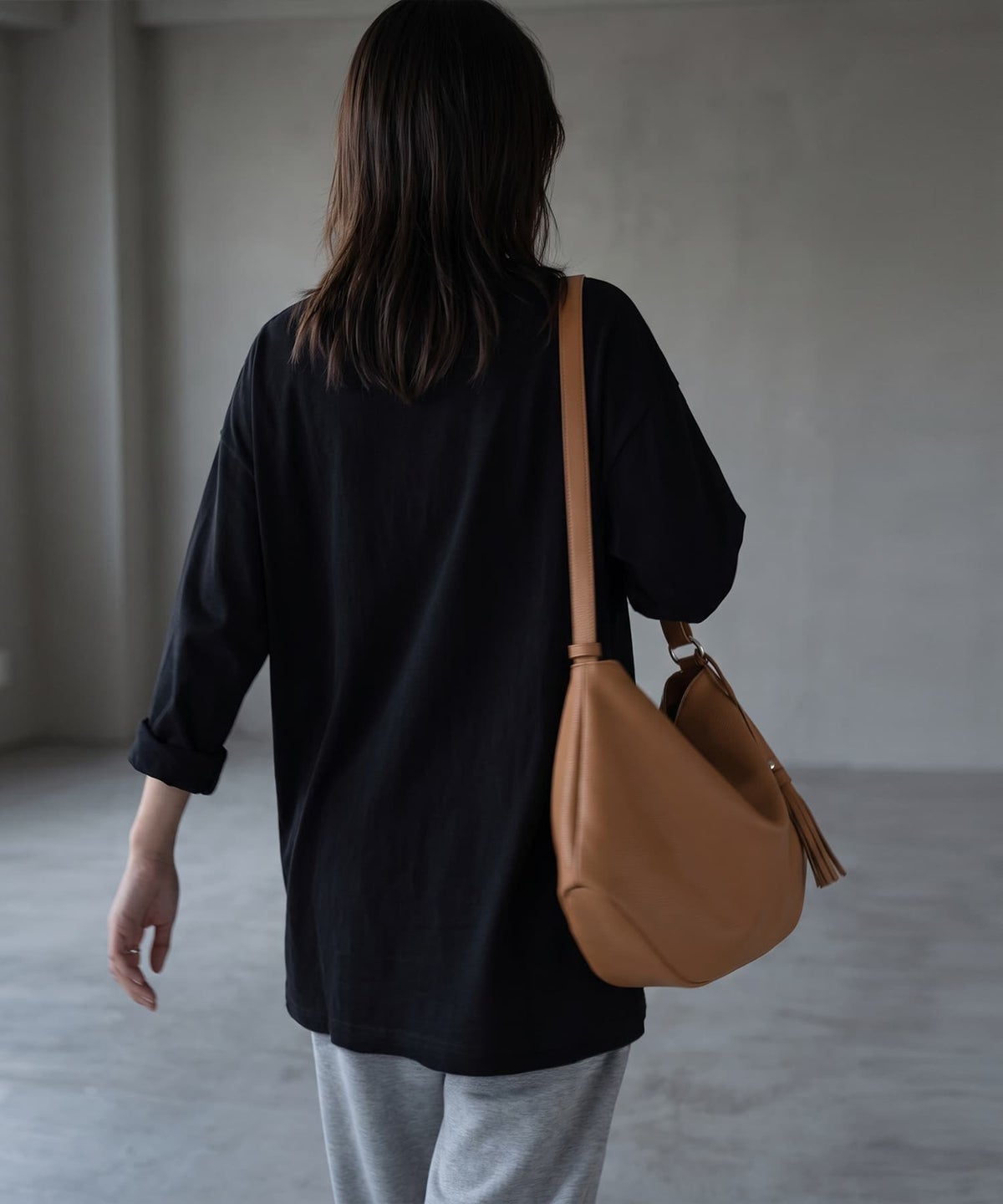 着用イメージ 170cm ブラック