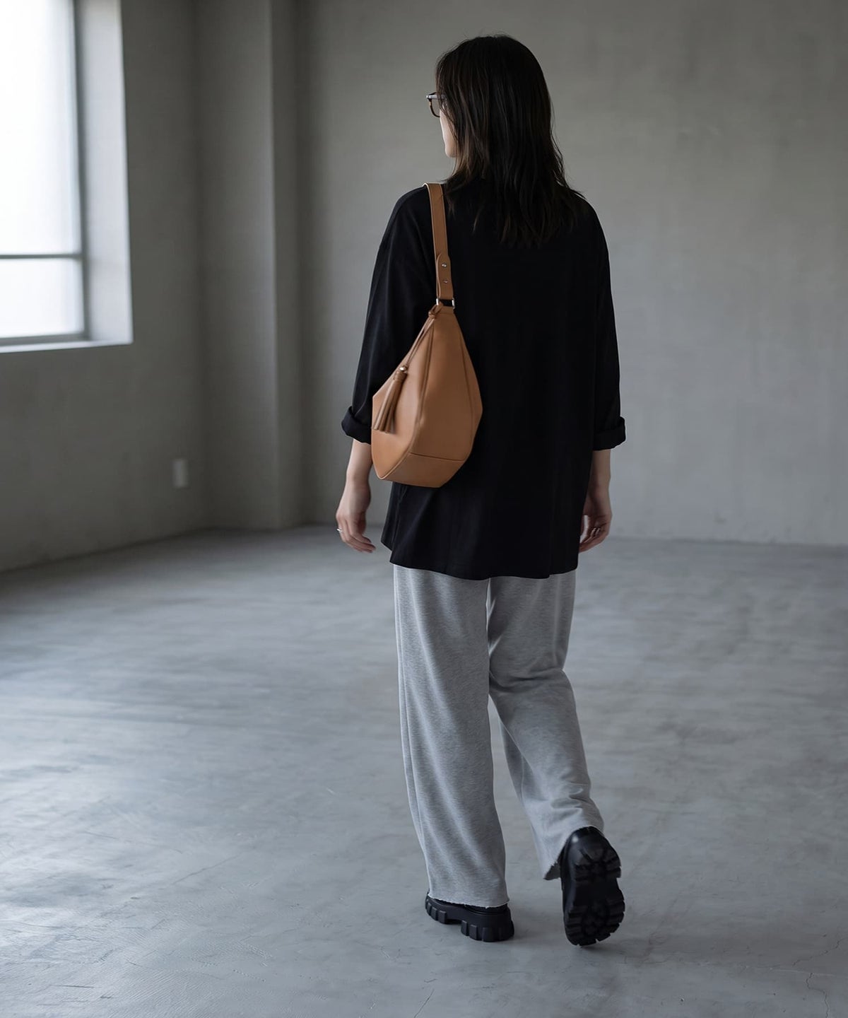 着用イメージ 170cm ブラック