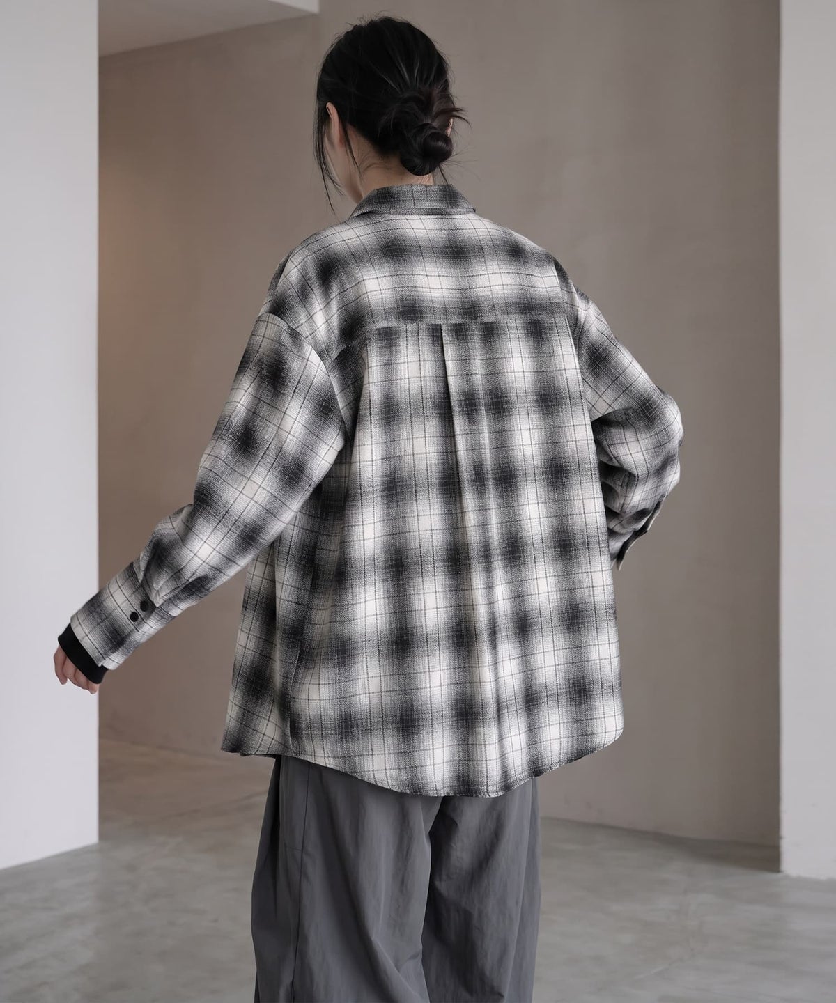 着用イメージ 170cm ブラック
