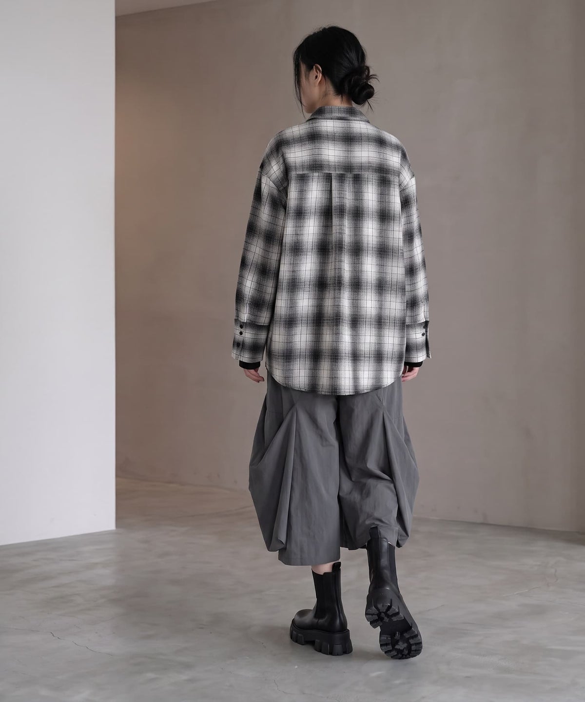 着用イメージ 170cm ブラック