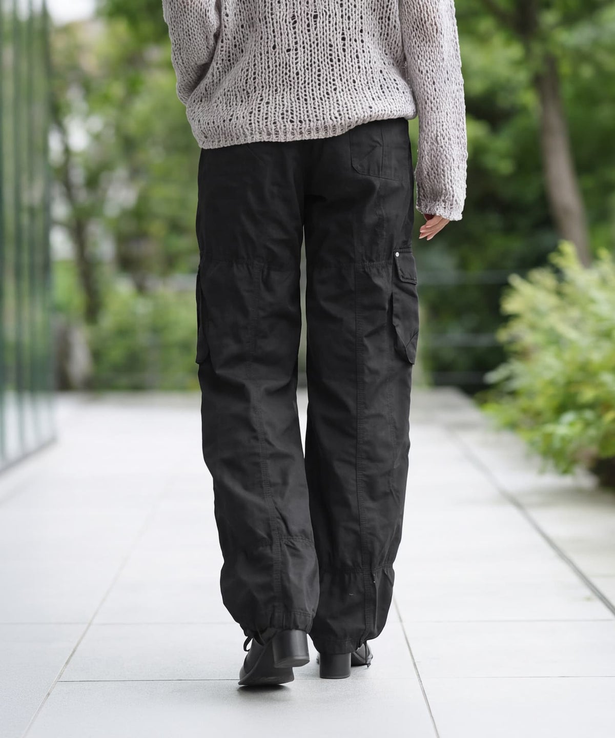 着用イメージ 163cm ブラック