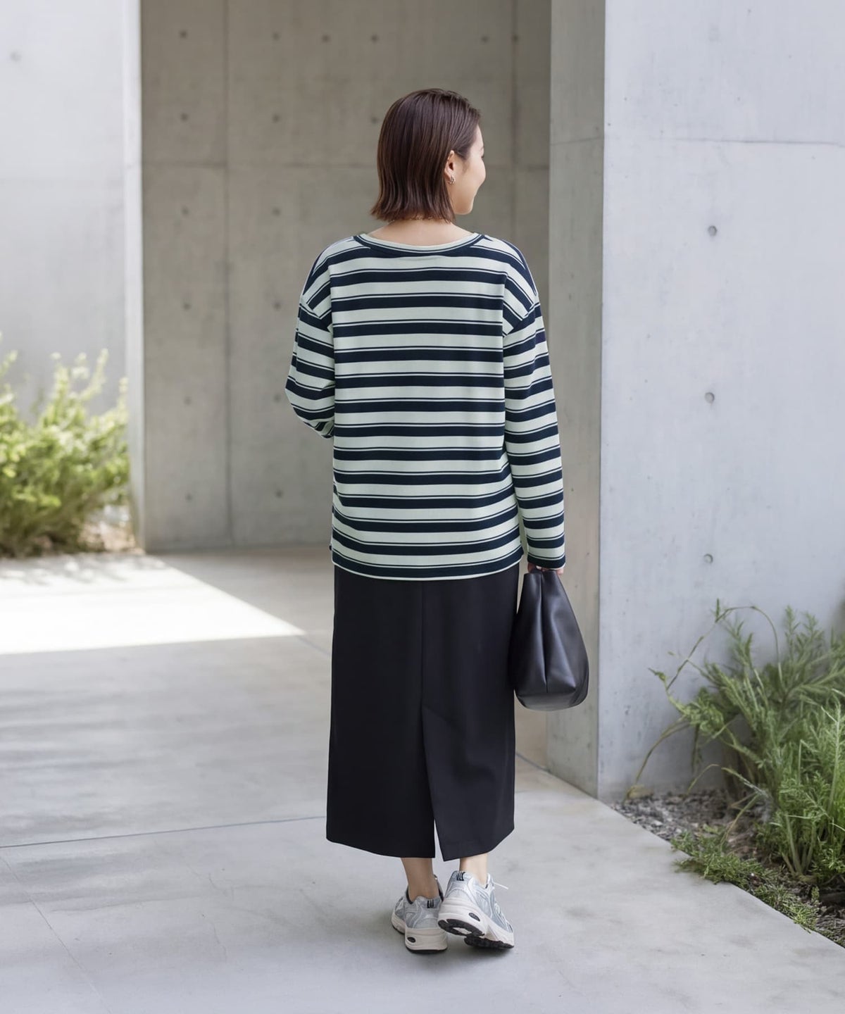 着用イメージ 163cm ミントミックス