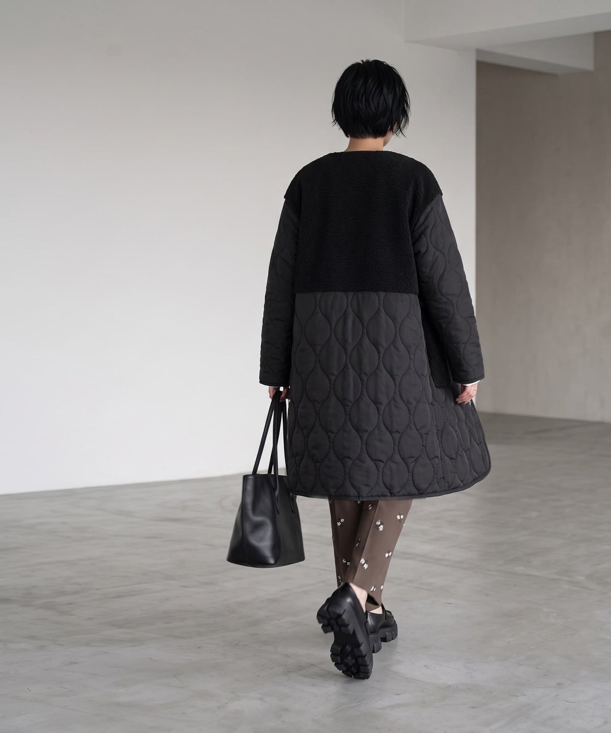 着用イメージ 170cm ブラック
