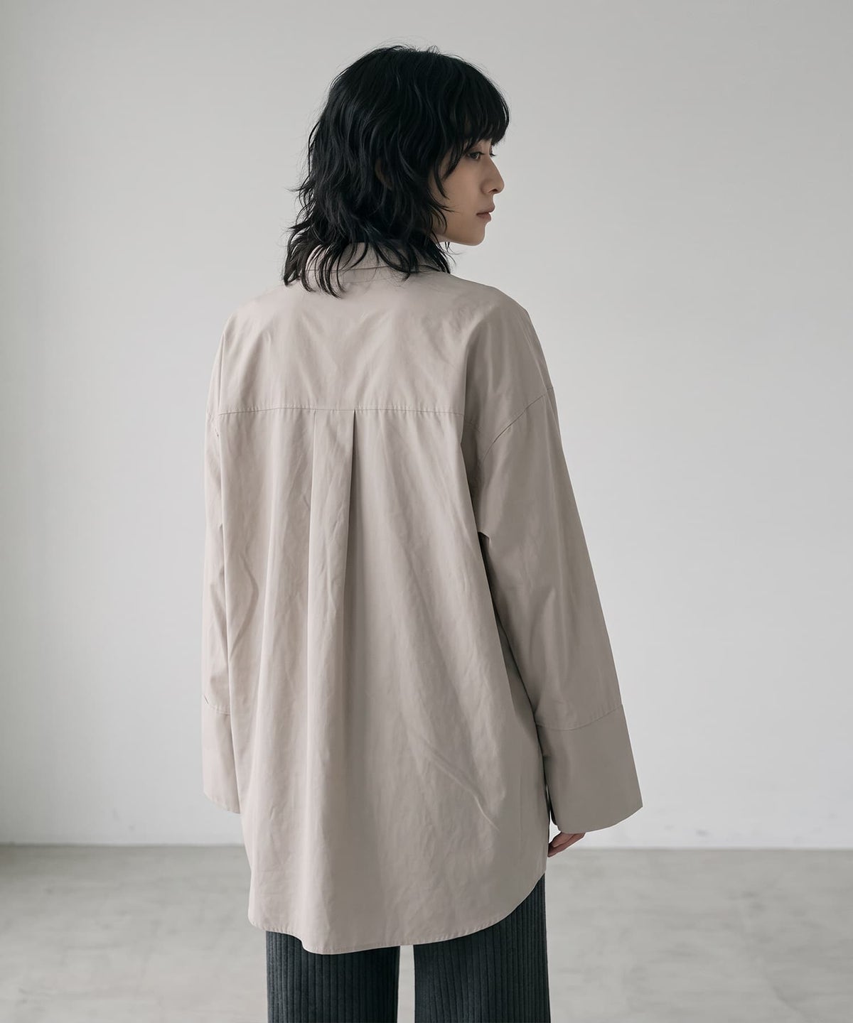 着用イメージ 170cm エクリュ