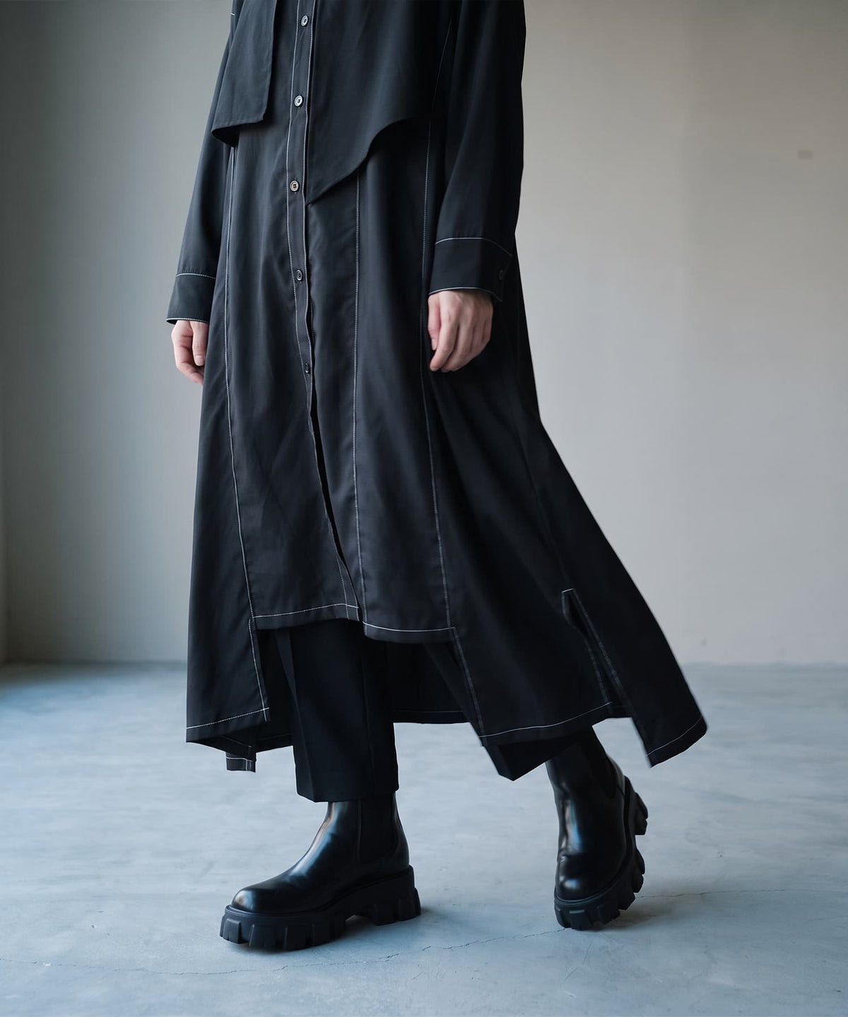 着用イメージ 170cm ブラック