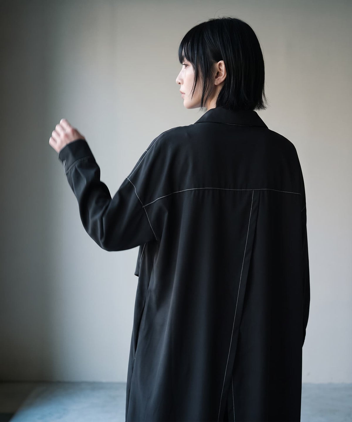 着用イメージ 170cm ブラック