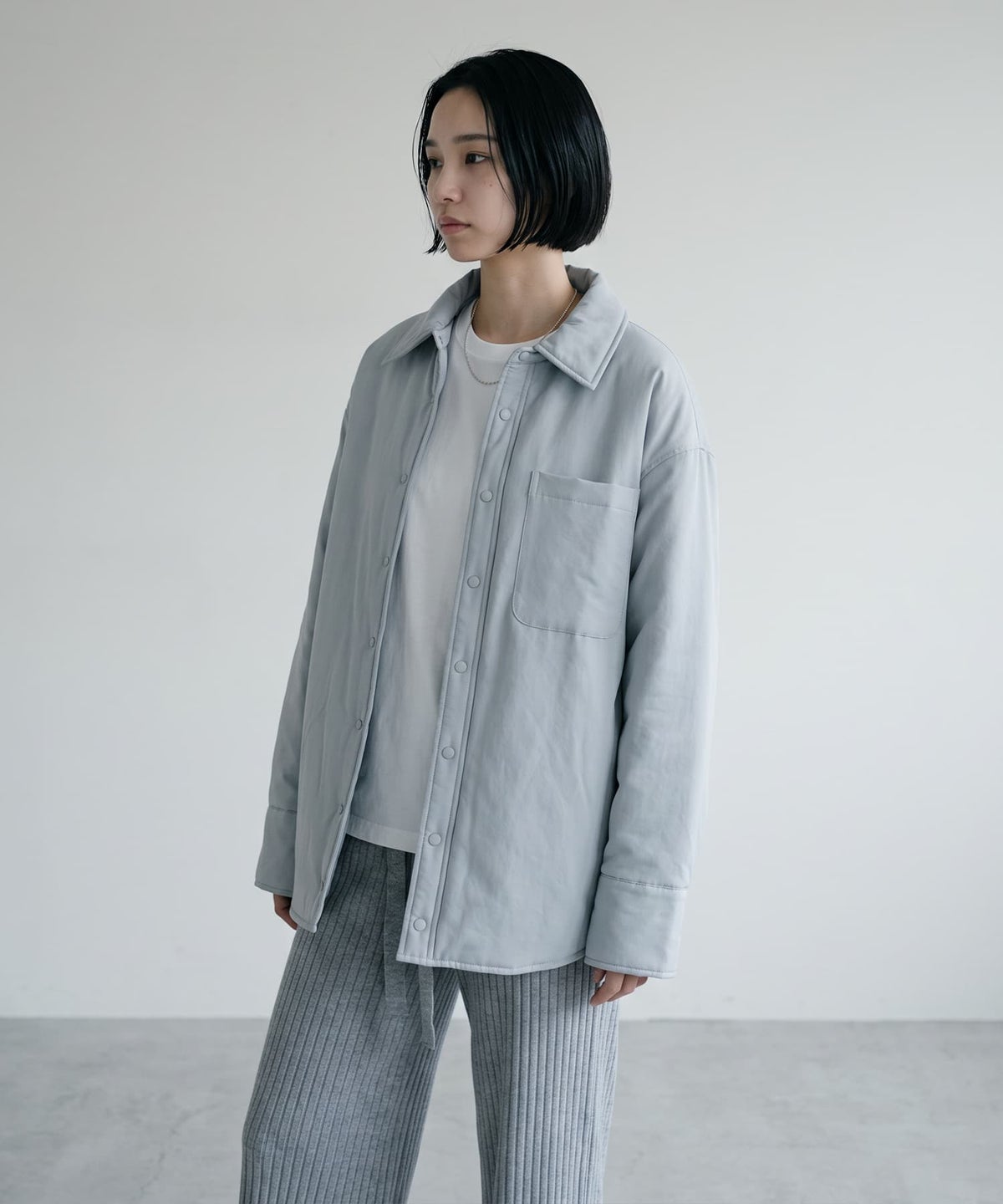 着用イメージ 170cm ブルー